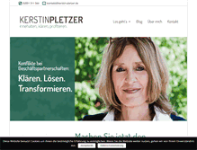 Tablet Screenshot of kerstin-pletzer.de
